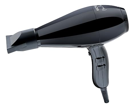 Amazon.com: Elchim Milano cerámica secador de pelo, color negro : Belleza y  Cuidado Personal