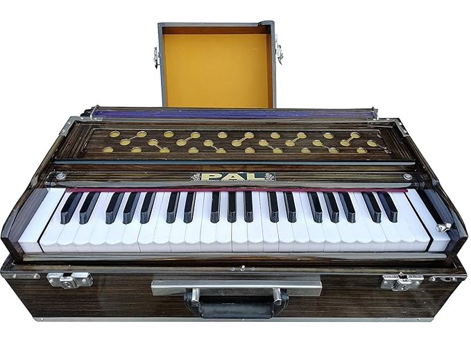 PAL MUSIC HOUSE® Harmonium Folding Portable With Coupler and free carry