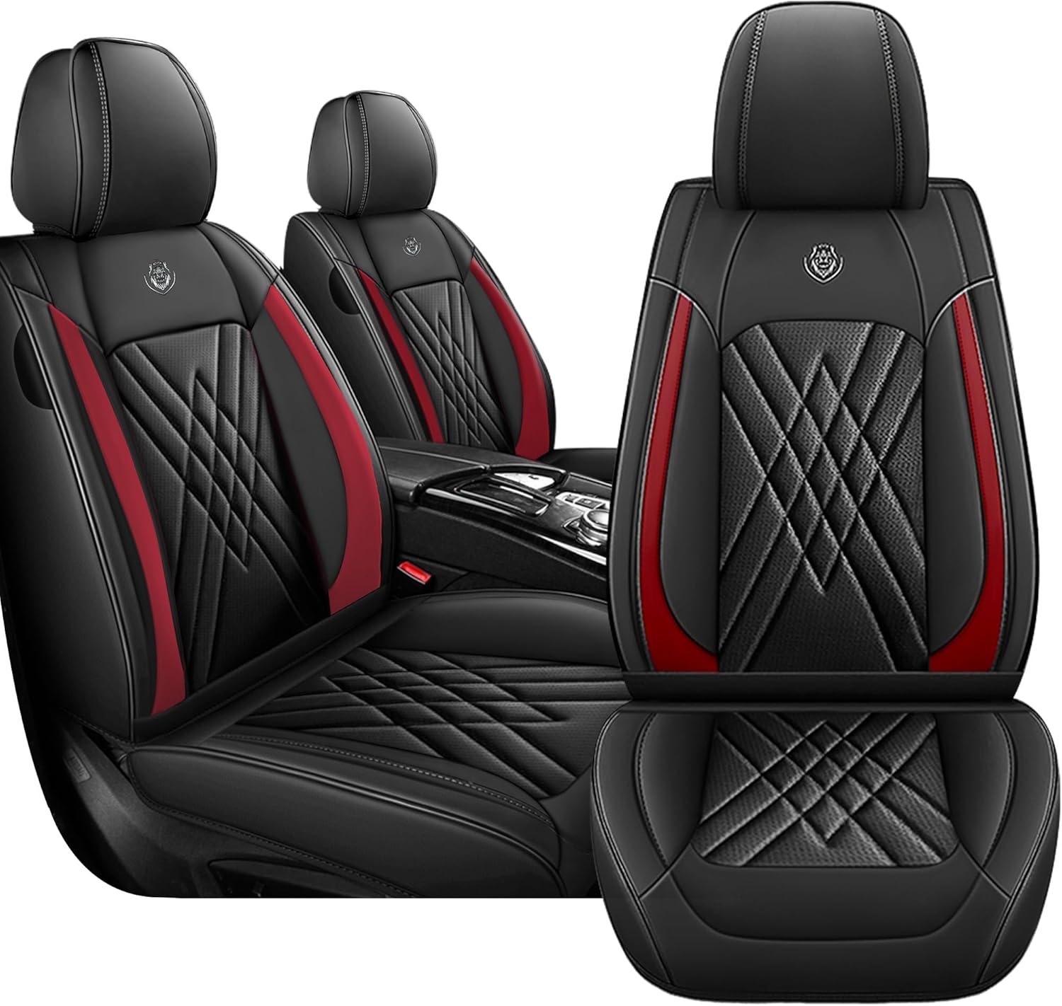 Car Seat Covers for Nissan Maxima 2000-2023, 5 Piece Set Nappa Leather Non-Slip Seat Protectors, Breathable Seat Cover Set. (Deluxe 5 Seats, Beige)