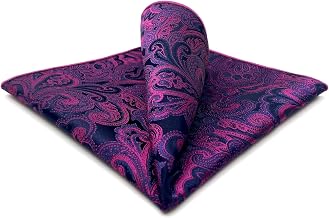 S&W SHLAX&WING Pocket Square Paisley Pattern Detailed 32cm Suit Elegant Evening Event