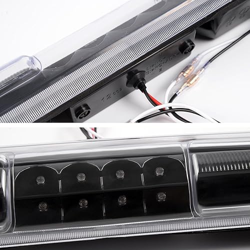 Miniatura 7 de G-PLUS 3 luz de freno, compatible con Chevy Silverado 1999-2007  GMC Sierra1500 2500 3500 1999-2007, luz de carga trasera LED de alto montaje (lente