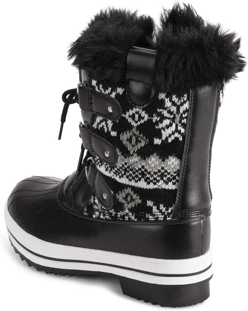  | Womens Snow Boot Quilted Short Winter Snow Rain Warm Waterproof Boots | Snow Boots