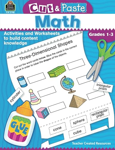 Cut & Paste Math: Grades 1-3