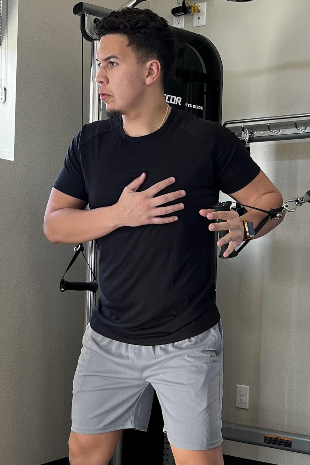 COOFANDY Men's 3 Pack Workout Gym Shorts Mesh Athletic Shorts Lightweight Bodybuilding Training Short Pants with Pockets - Image 4