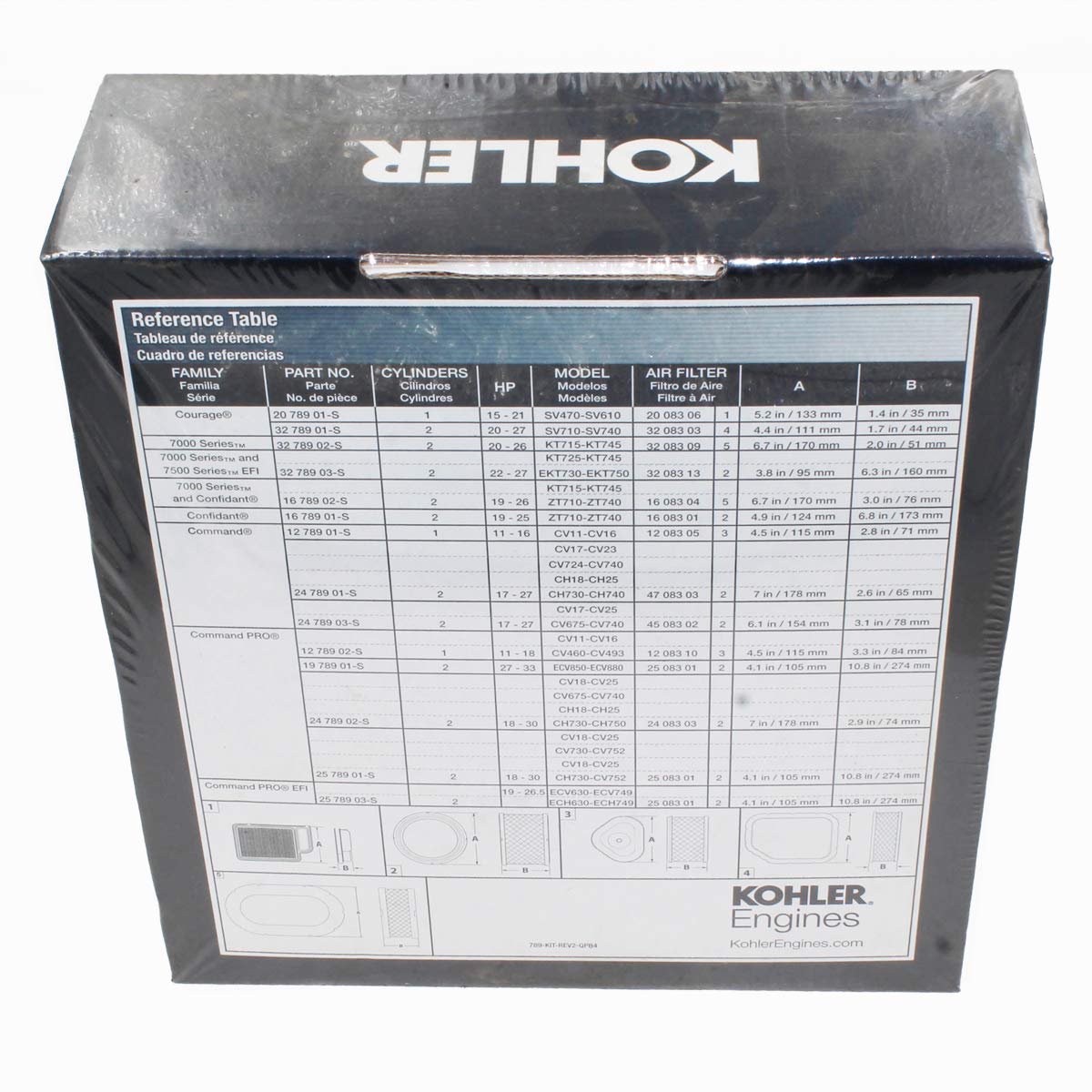 Kohler 1678902S Kohler Confidant LPAC/7000 Series