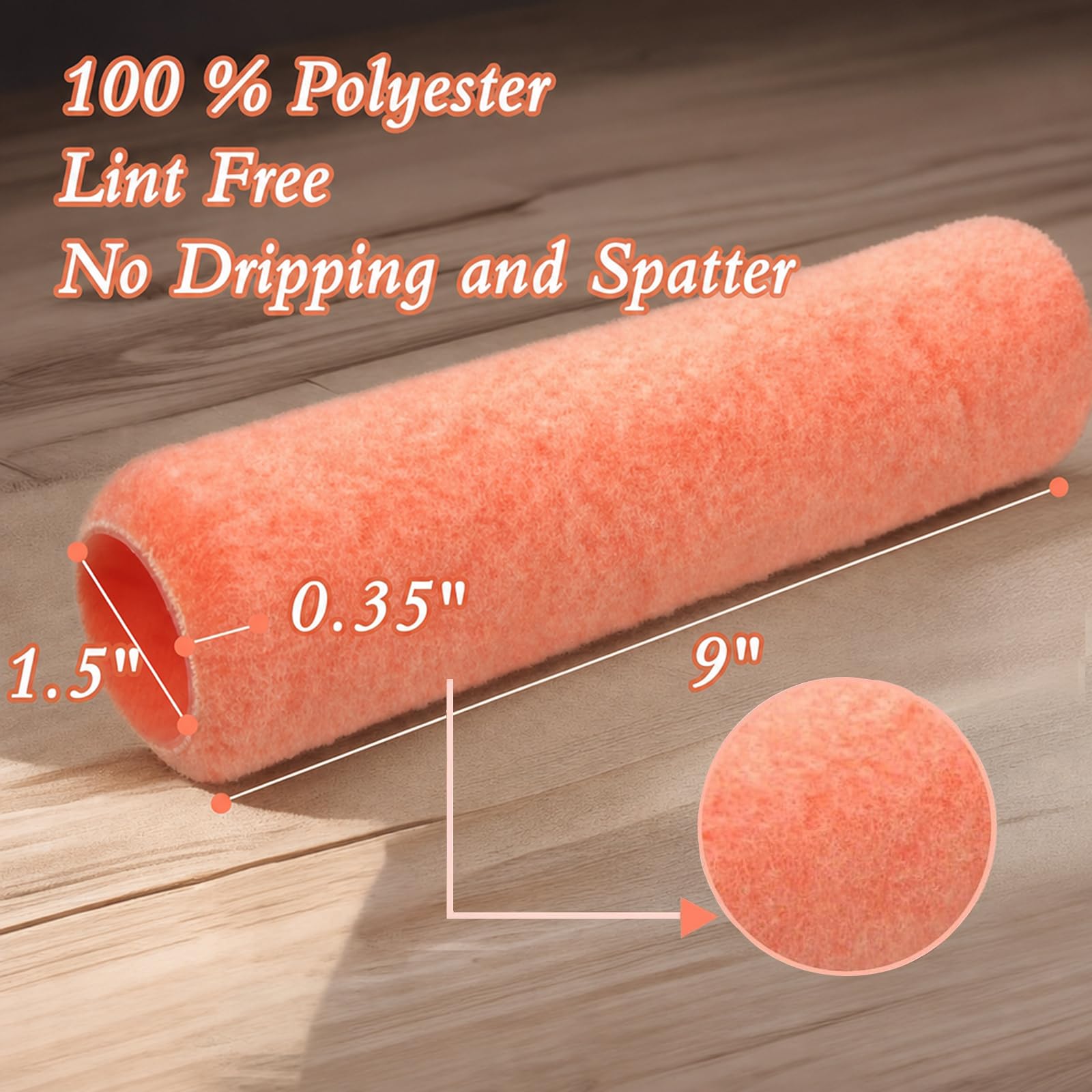 King Origin Paint Roller Covers - 18 Pack -3