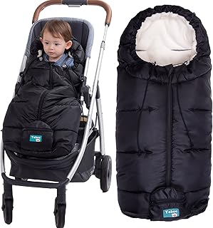 Yobee Weatherproof Toddler Footmuff, Universal Sleeping Bag for Stroller, Comfortable Warm,Temperature Adjustable,100% Safe Toddler Footmuff, Toddler Bunting Bag