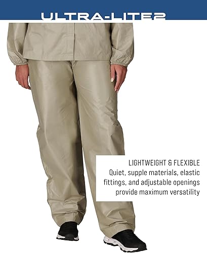 Miniatura 5 de FROGG TOGGS Traje de lluvia Ultra-Lite2 de 2 capas impermeable transpirable para mujer Caqui,Carbon