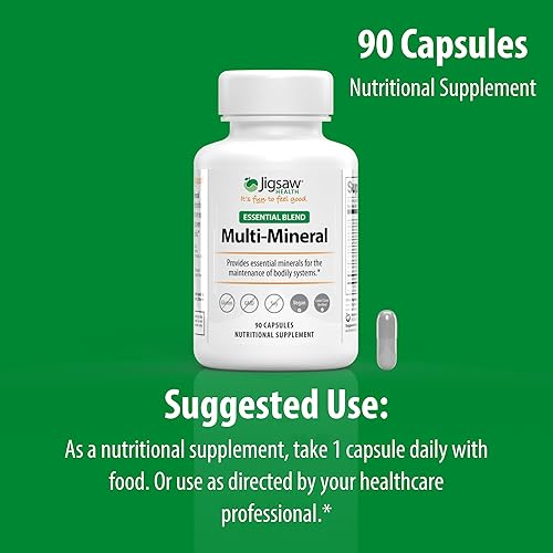 Miniatura 7 de Jigsaw Health Mezcla esencial multimineral | 90 cápsulas | 90 porciones