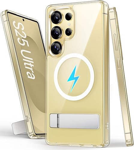 Miniatura 35 de Funda para Samsung Galaxy S25 Edge, compatible con MagSafe y soporte integrado, probada contra caídas de grado militar, mate, resistente, a prueba