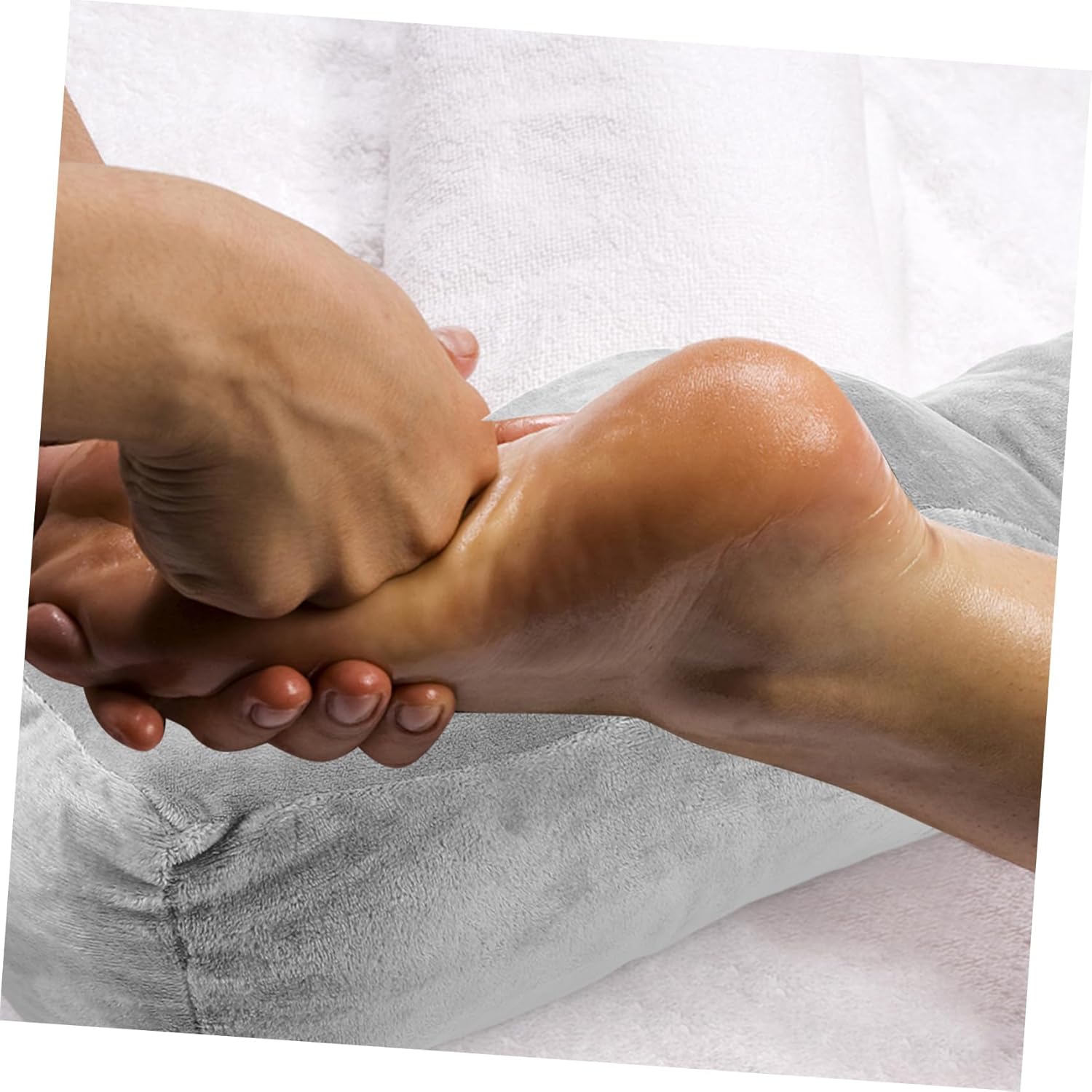 VICASKY Elastic Foot Rest Pillow for Legs and Feet Soft and Supportive Sleeping Leg Cushion with Moderate Elasticity for Home Bedroom Use and Relaxation