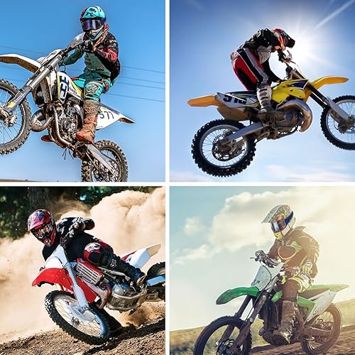 Miniatura 2 de Gafas profesionales de motocross para hombres y mujeres, gafas de motocross ATV a prueba de viento, gafas de visión amplia, gafas para deportes de