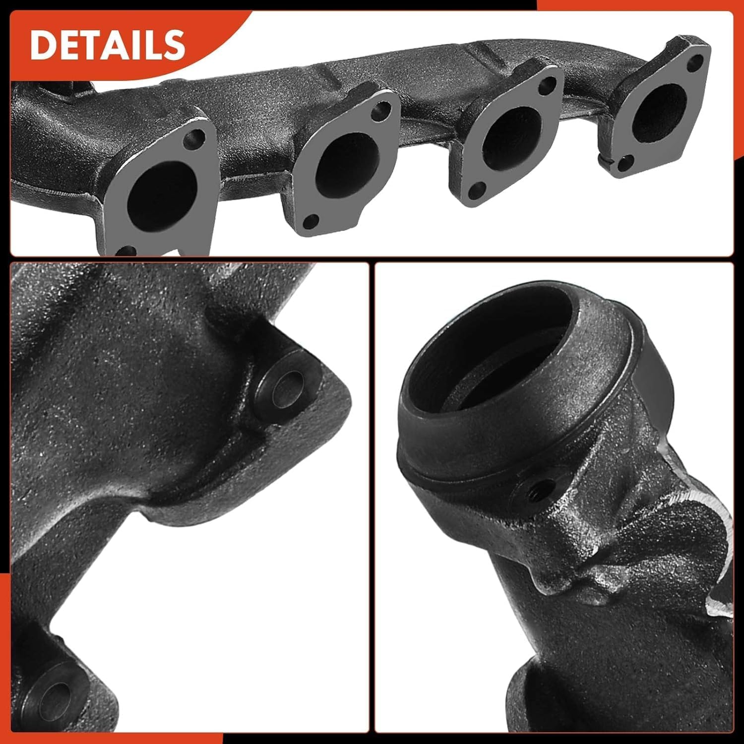 2x Left & Right Exhaust Manifold W/ Gasket Kit For Ford E-150 250 Lincoln 5.4L - View #12