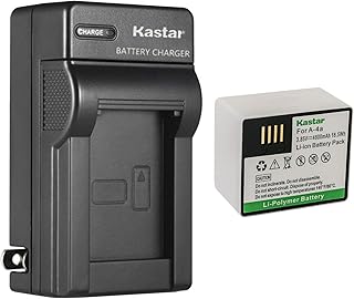 Kastar 1-Pack Battery and AC Wall Charger Replacement for Arlo A-4, A-4a A4A, VMC4040, 308-10069-01 Battery, Arlo Ultra, Arlo Ultra Plus, Arlo Ultra 2, Arlo Ultra 4K UHD, Arlo Pro 3, Arlo Pro 4 Camera