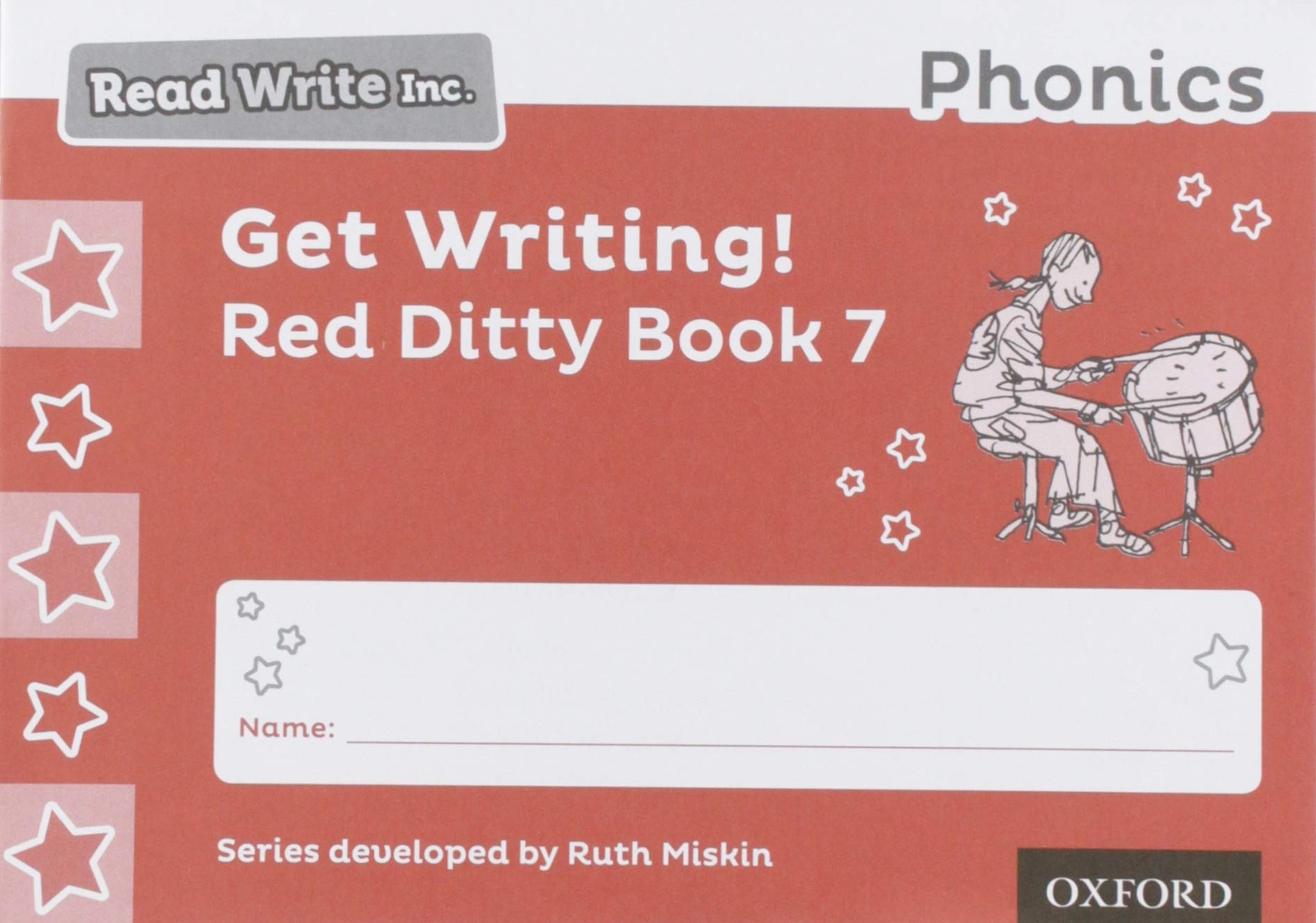 Read Write Inc. Phonics: Get Writing! Red Ditty Book 7 Pack of 10 ...