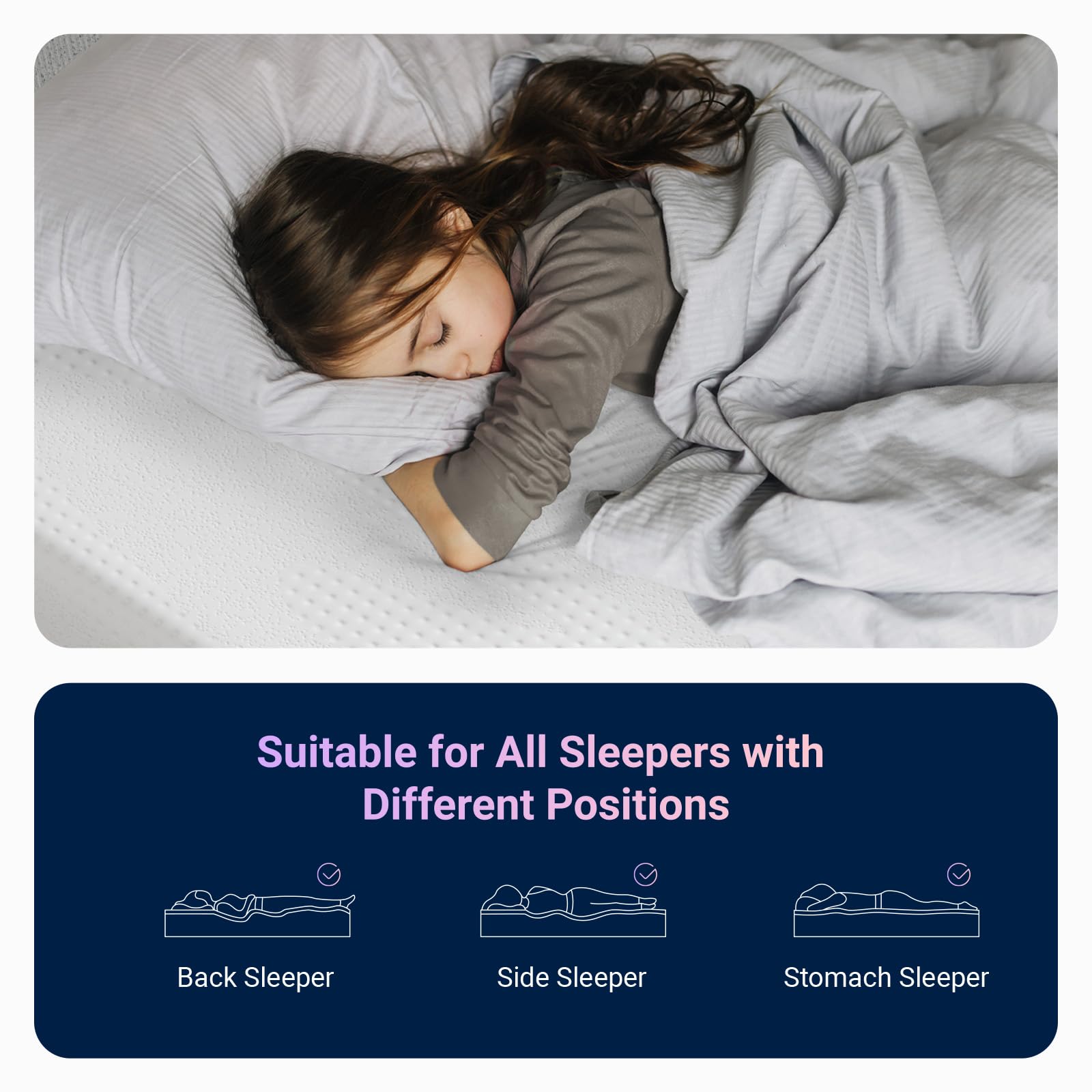 Amazon.com: Avenco Full Size Mattress, 6 Inch Gel Memory Foam Full