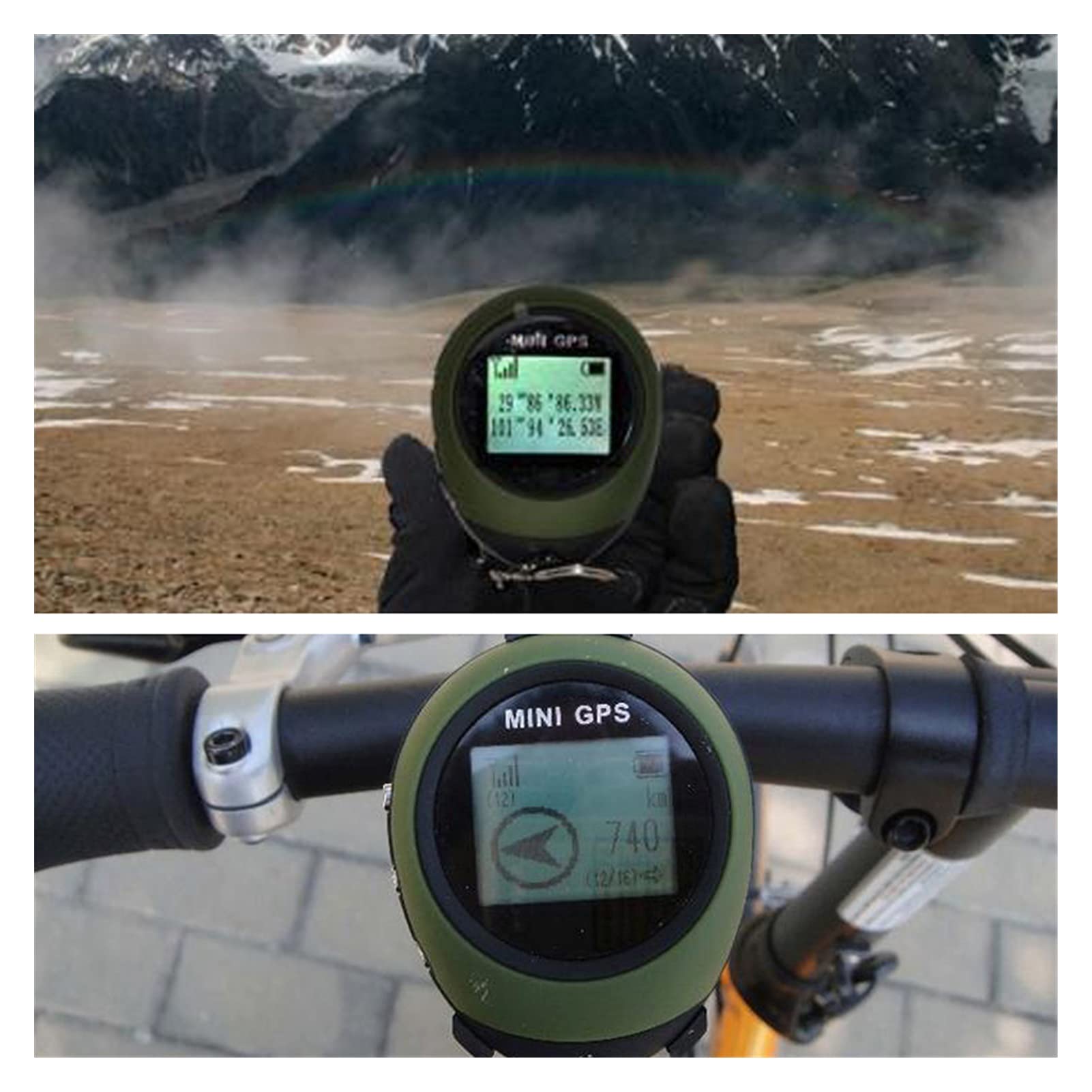 Sistema di navigazione Mini GPS Logger del ricevitore di navigazione USB Tracciamento portatile ricaricabile del ricercatore per la bussola dei viaggiatori .Registratore di guida