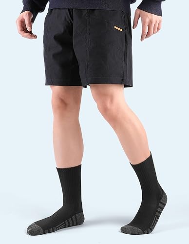 Miniatura 8 de Airacker Calcetines atléticos deportivos para correr, calcetines de pantorrilla, acolchados y transpirables, para hombres y mujeres (6 pares)