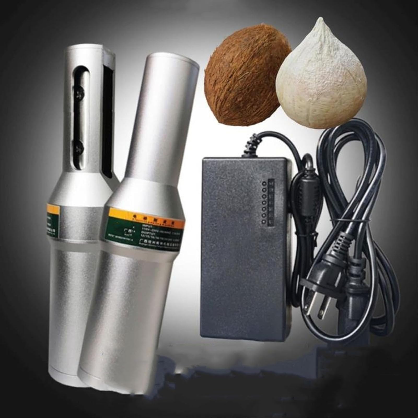 Pelador eléctrico de caña de azúcar, mini peladora de 80 W, acero inoxidable, para frutas, verduras, coco, calabaza