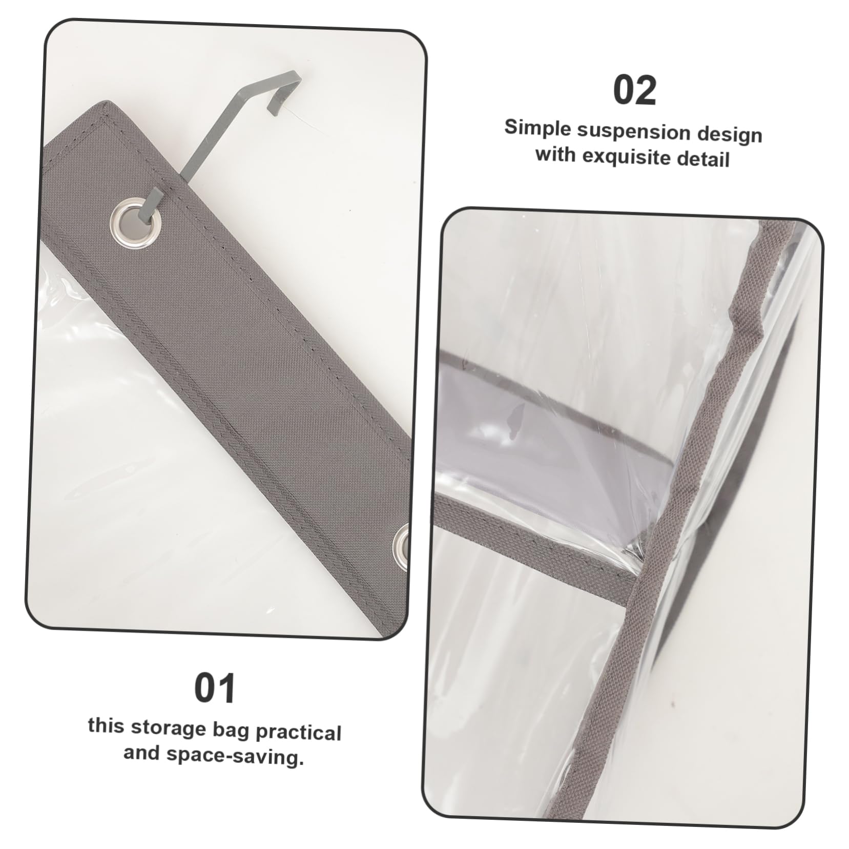 Garneck Borsa Portaoggetti da Appendere 5 Strati in Oxford Cloth Pvc
