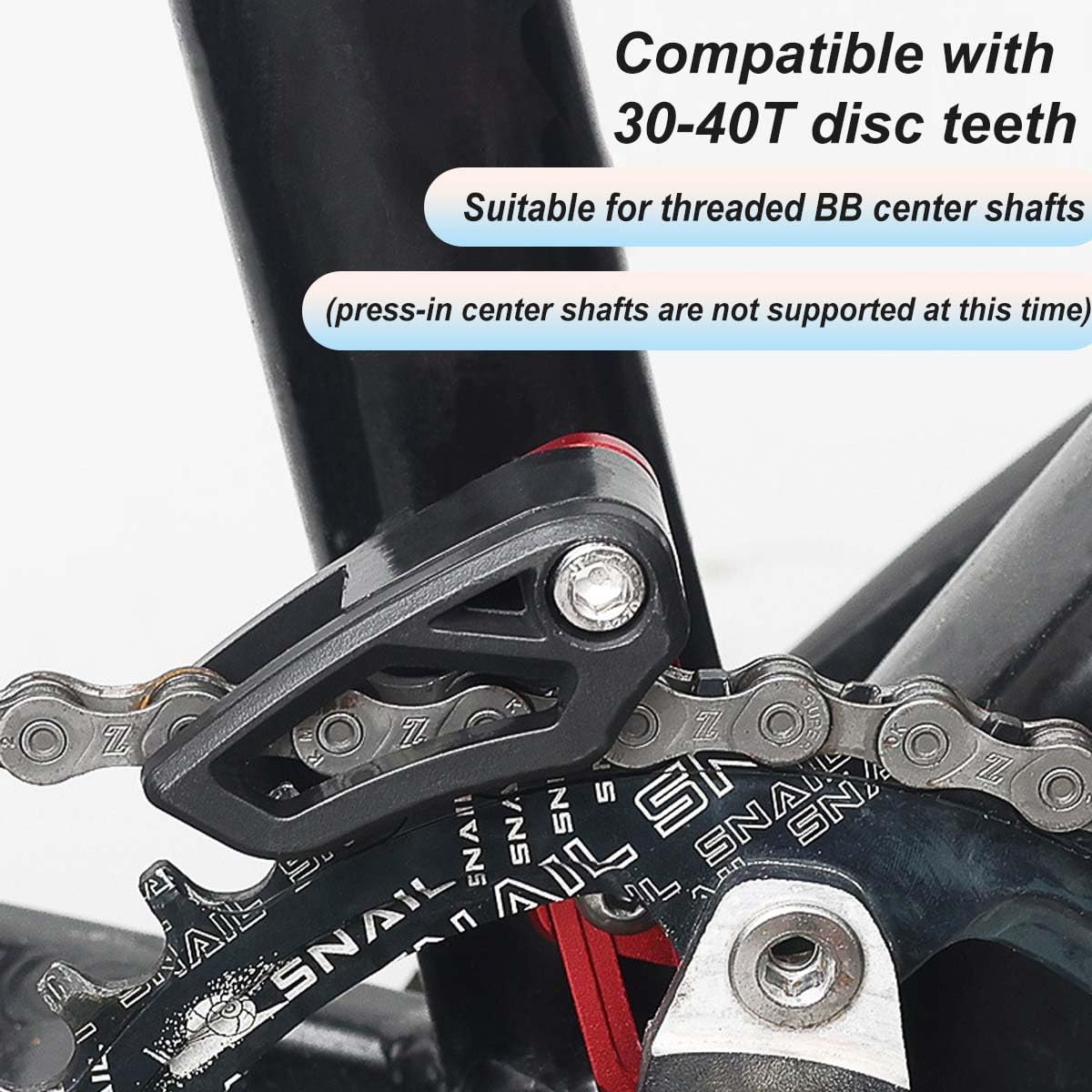 Guidacatena Mountain Bike, Guidacatena MTB Montato Direttamente Sulla Corona, Robusta Protezione Catena Bicicletta In Nylon, Adatta Per La Maggior Parte Delle Biciclette Bici
