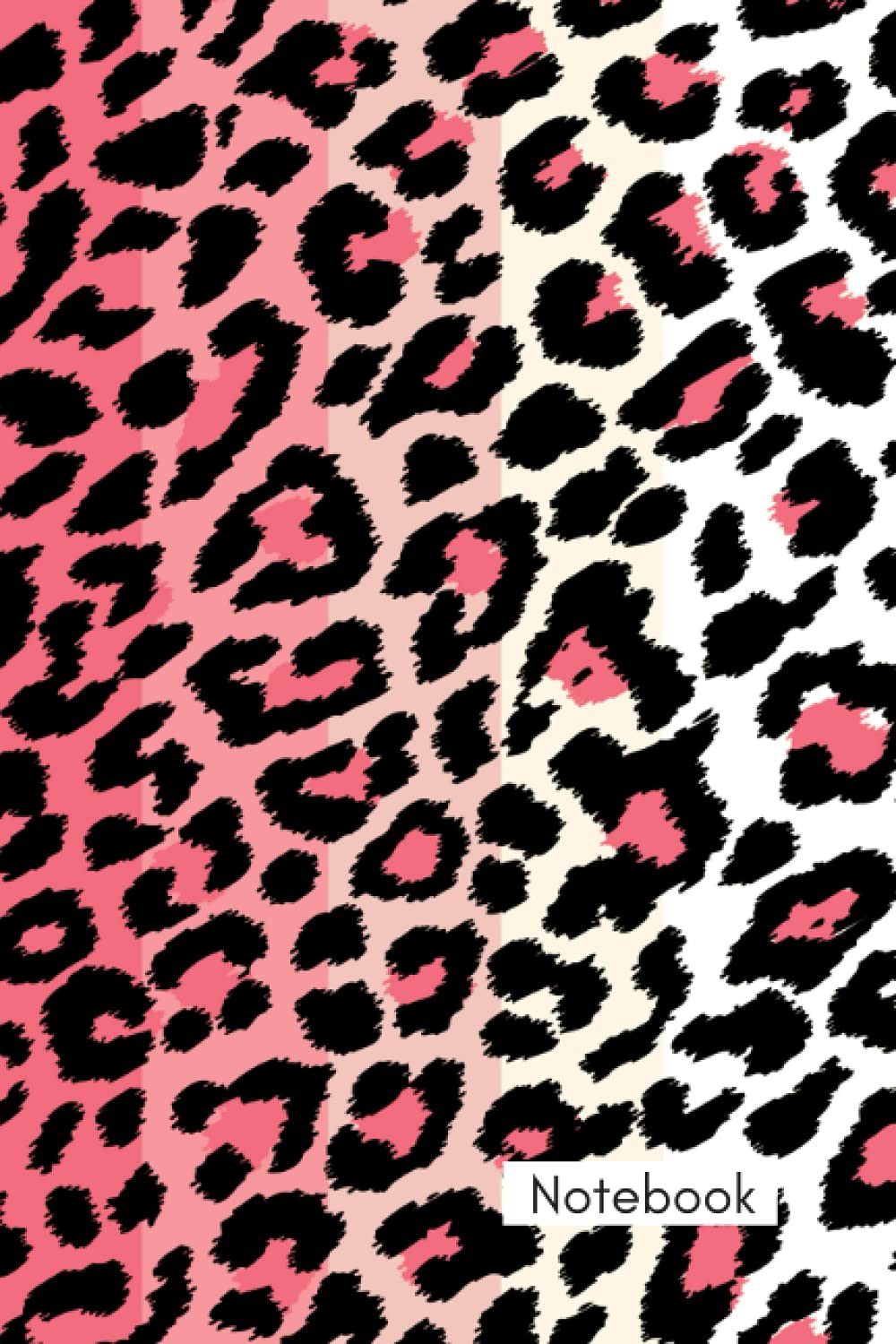 Notebook - Animal Print Pink Ombre: A4, Lined Notebook, Planner, Diary, Sketchbook, Writing, Gift, Student, Animal Lover, Pretty,