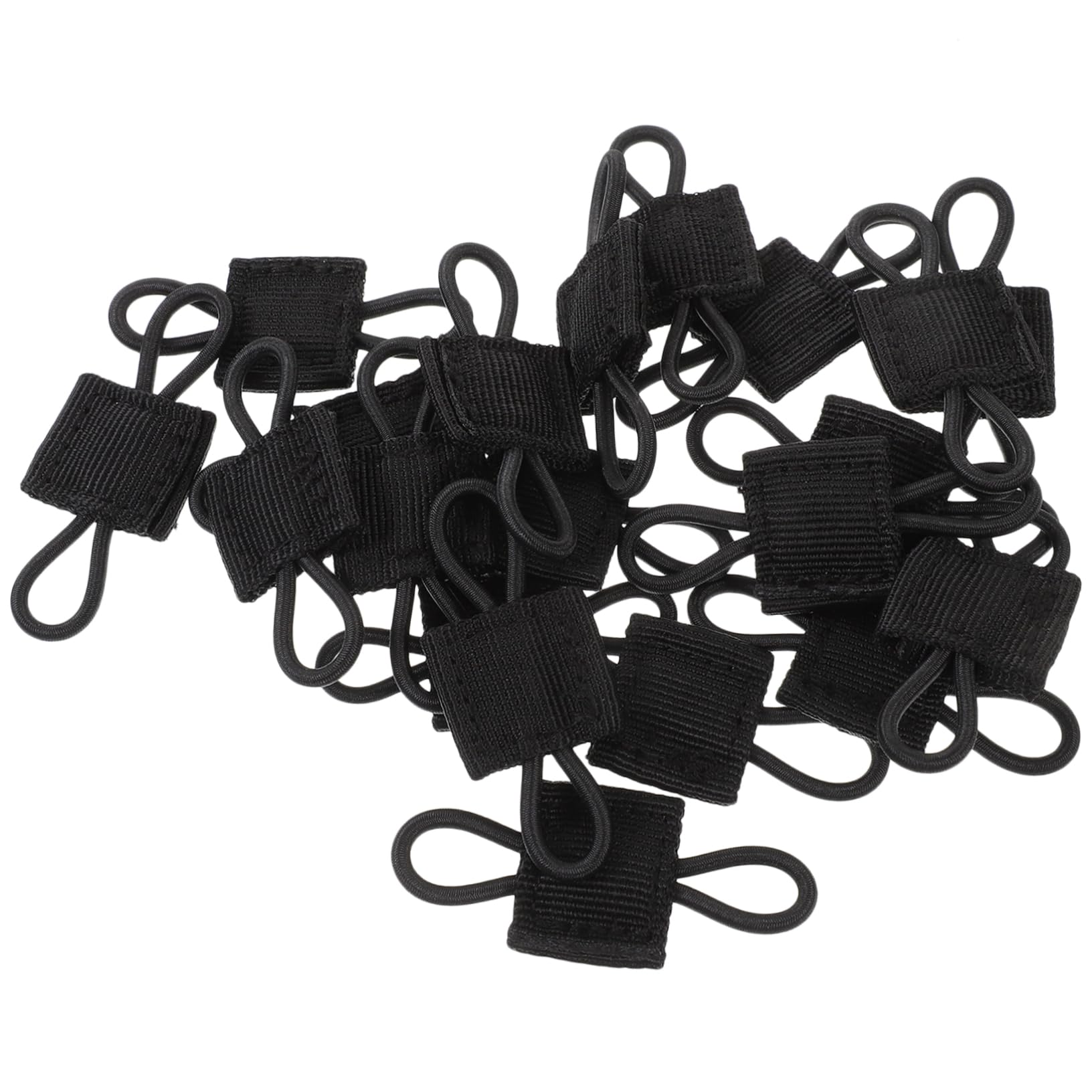 Toyvian Fibbia per Fissaggio delle Cuffie. Clip Fissaggio Esterno Dispositivo di Fissaggio del Fissaggio in Nylon Chiusure A Cinghia Nero