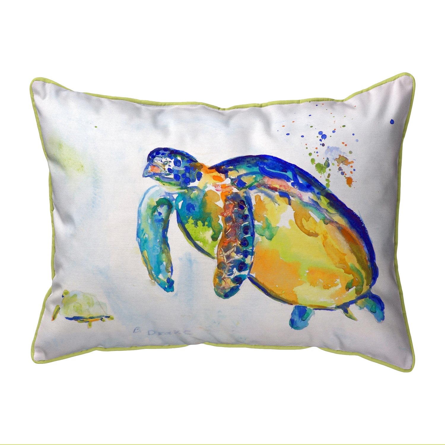 large turtle pillow