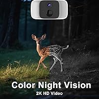 Vista 7 de Cámara de seguridad celular solar 4G LTE inalámbrica para exteriores, sin cámara de seguridad WiFi, datos ilimitados gratuitos de 365 días, sensor