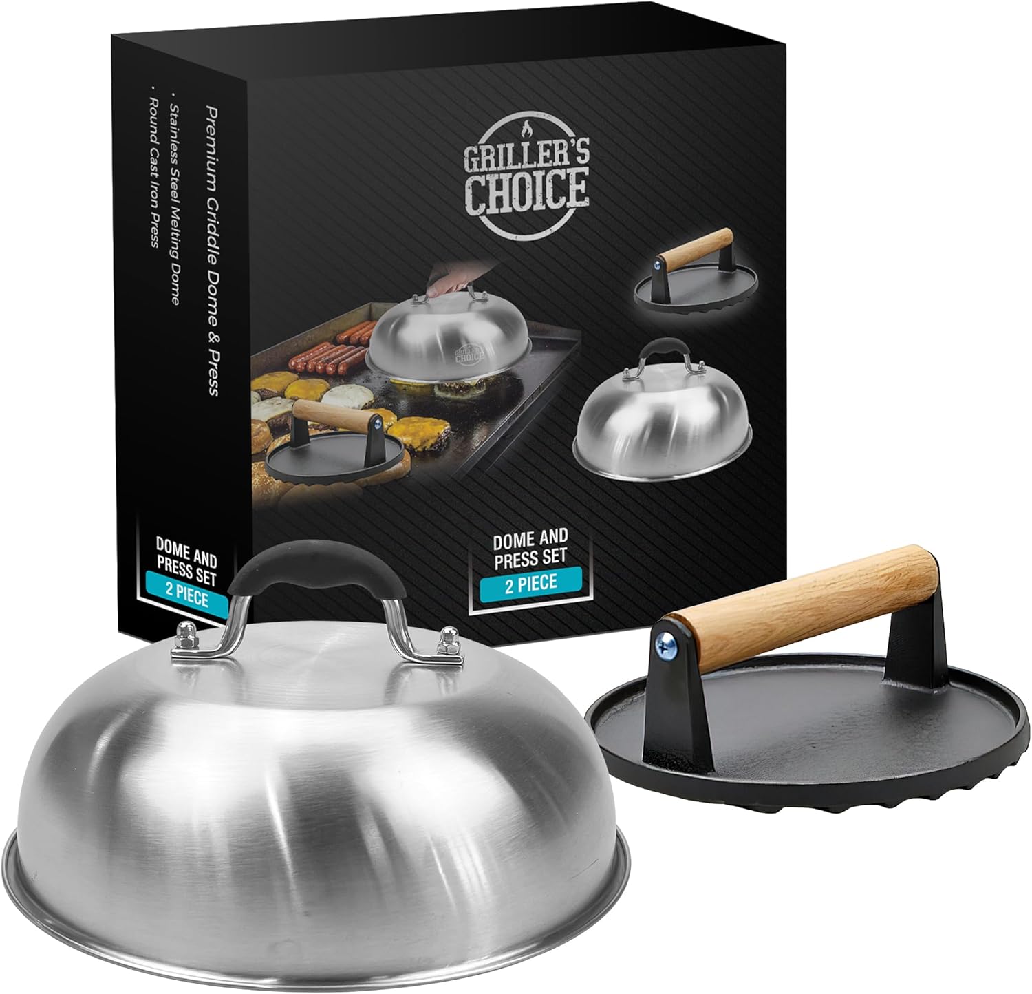 Grillers Choice Press and Griddle Dome Cover - Parent (Circular)