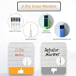 Magnetic Dry Erase Monthly Calendar Whiteboard Set for Fridge -One Monthly Planner and Two Bonus Dry Erase Grocery Board & Weekly Menu Board- Meal Planner Whiteboard/to-Do List -6 Markers Included!