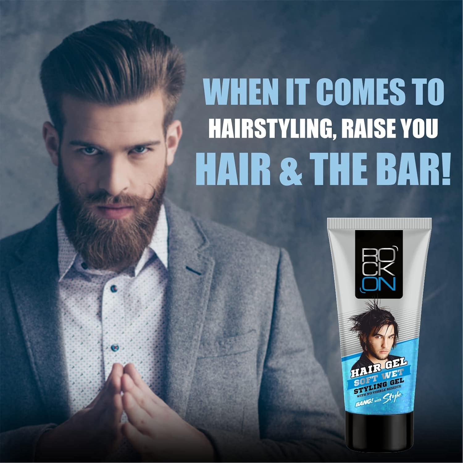 Rockan combo pack of 4 - Hair gel for men, 2PC soft weight styling gel and 2PC strong hard hold gel, 60 grams each - for wet forms and bright hair. Gift for husband and lover Rockan combo pack of 4 - Hair gel for men, 2PC soft weight styling gel and 2PC strong hard hold gel, 60 grams each - for wet forms and bright hair. Gift for husband and lover