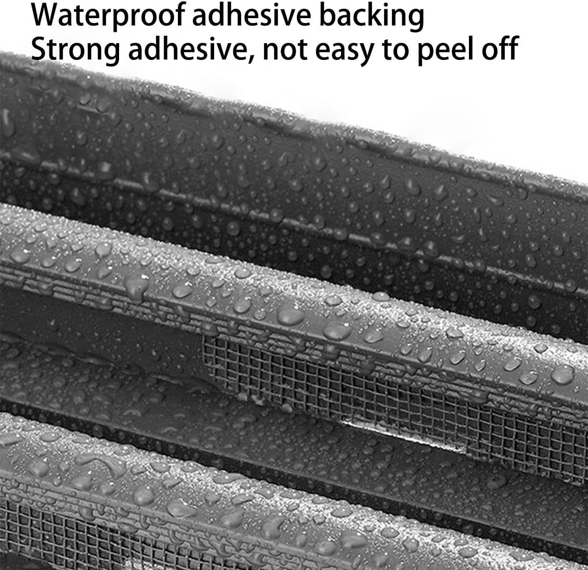 20PCS Screen Window Repair Patch Floor Drain Patch Window Water Hole Patchs Screen Net Self-Adhesive Fiberglass Insect-Proof