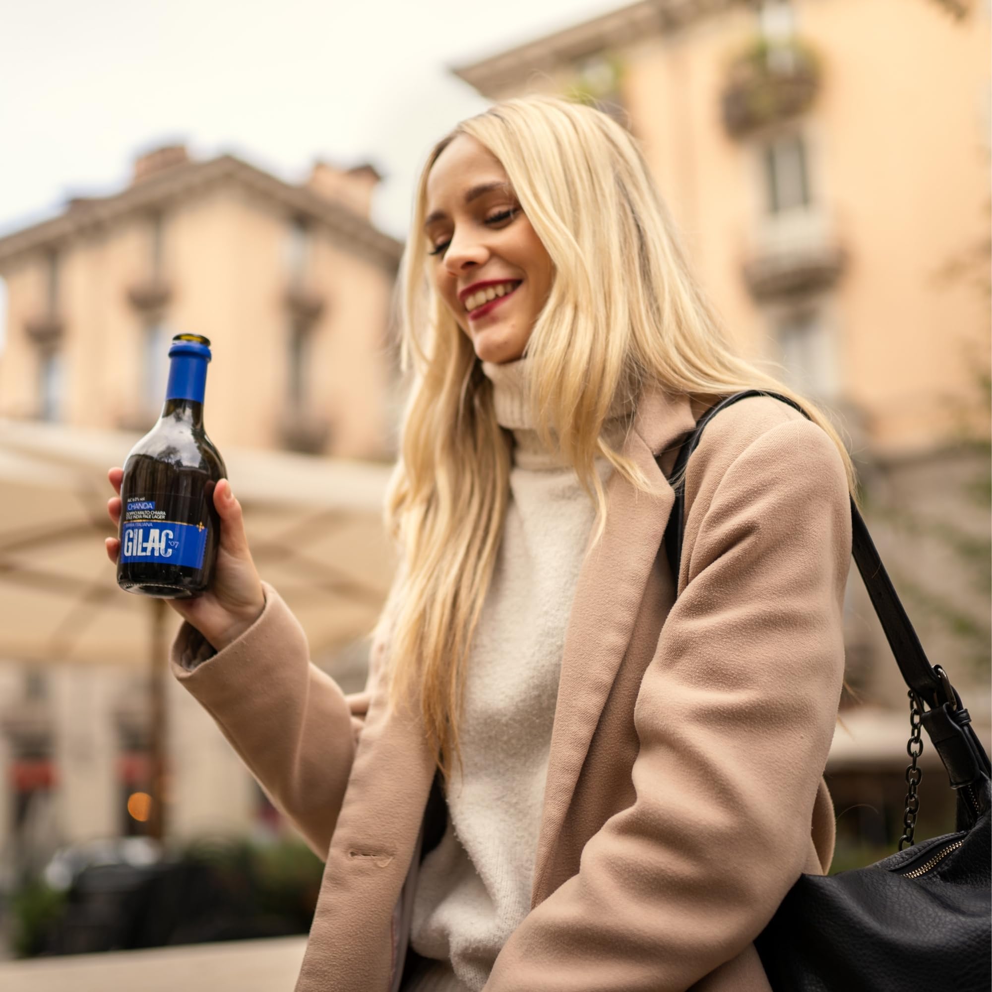 GILAC CHANDA Birra artigianale Chiara Doppio Malto 15 Bottiglie da 33 cl - Birra artigianale Italiana Non Filtrata e Non Pastorizzata, Birre artigianali confezioni regalo Gradazione Alcolica 6.0% Vol