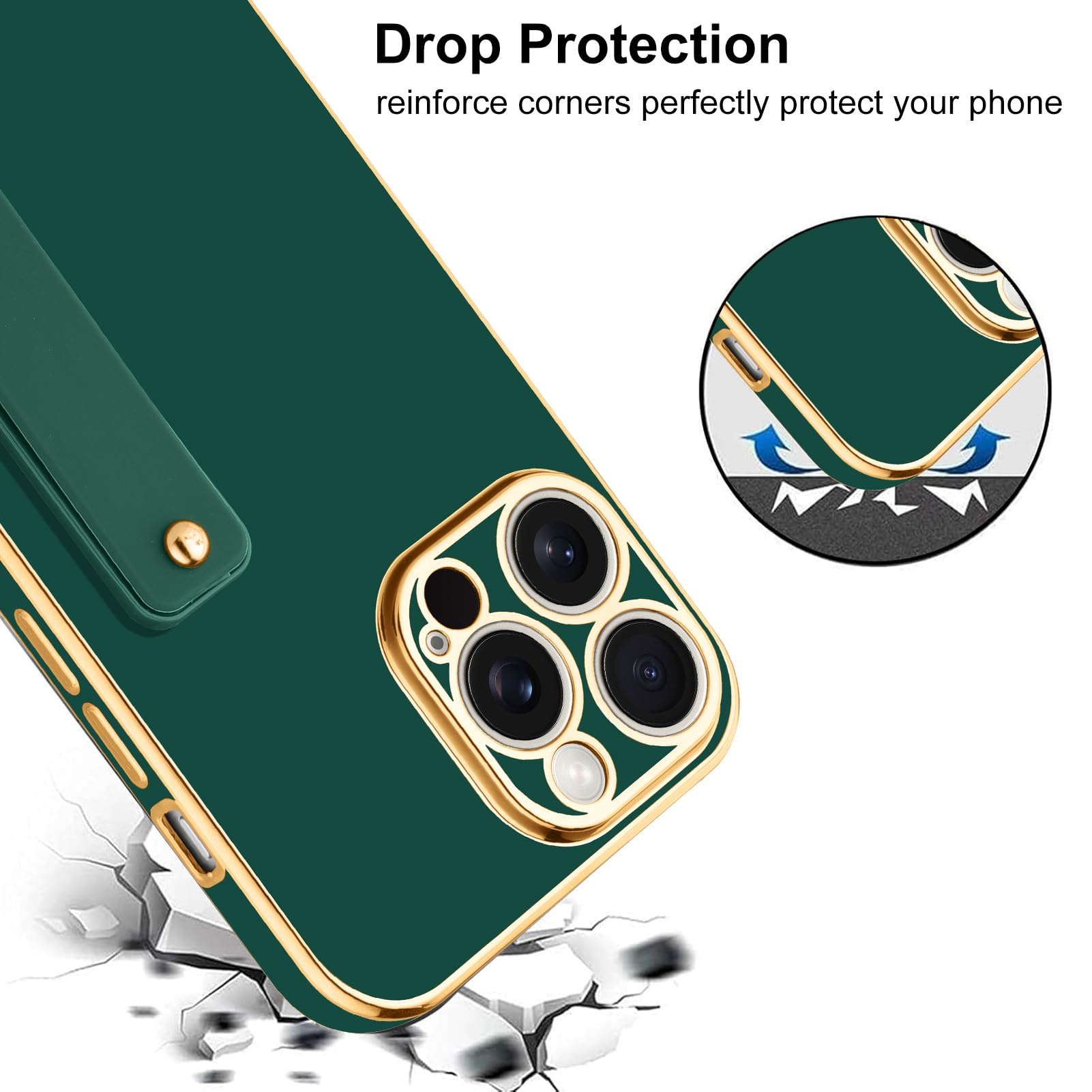 Amazon.co.jp: TEAUGHT iPhone 14 Pro Max用ケース ソフトTPUダーク