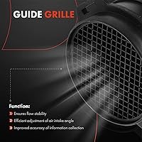 Vista 3 de A-Premium Conjunto de medidor de sensor de flujo de aire masivo con 5 pines compatible con DOHC, 6Cyl 3.2L 3.6L Compatible con Porsche Cayenne Base