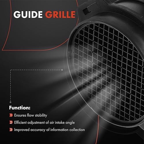 Miniatura 3 de A-Premium Conjunto de medidor de sensor de flujo de aire masivo con 5 pines compatible con DOHC, 6Cyl 3.2L 3.6L Compatible con Porsche Cayenne Base