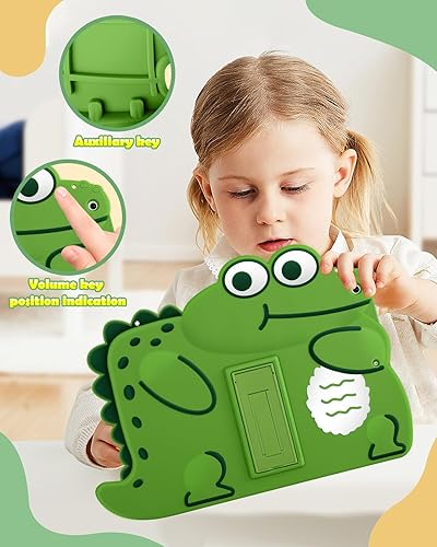 Vista 45 de Funda para iPad Air de 11 pulgadas M2 2024/M3 2025/Air 5ª/4ª generación, Pro 11 pulgadas, funda de silicona con soporte para iPad Air 10.9/Air5/Air4