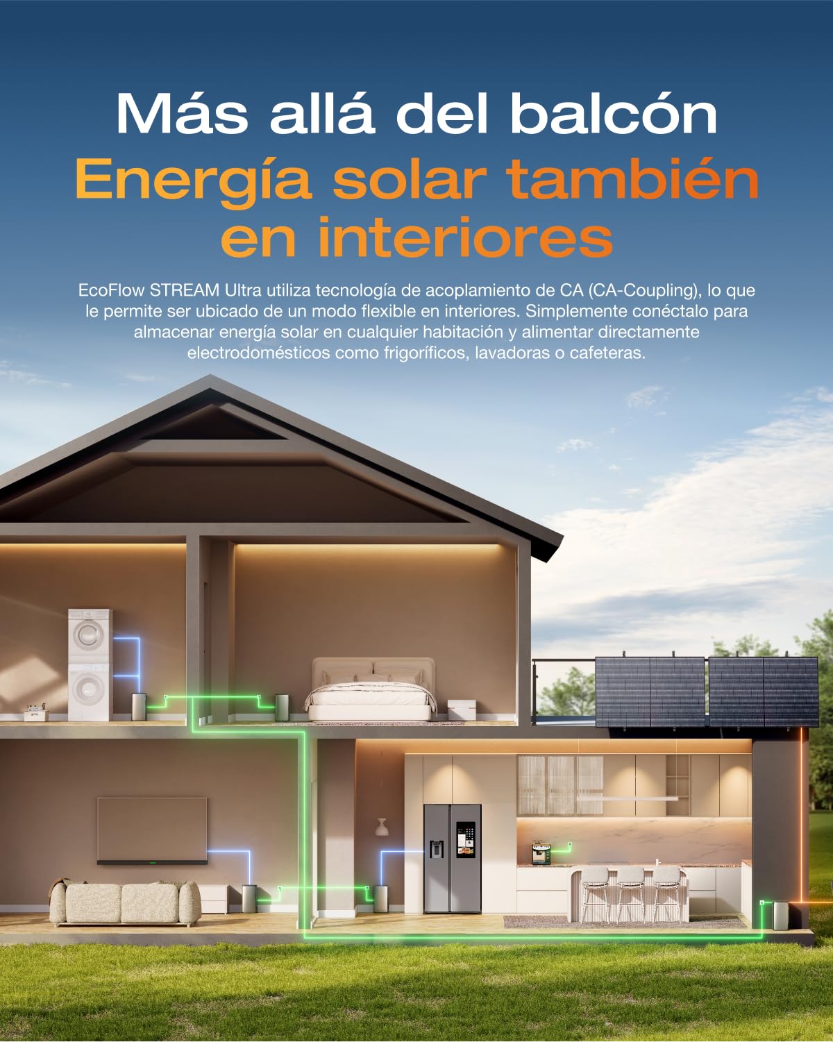 EF EcoFlow Stream Ultra batería de 1,92 kWh para Kit Solar, Entrada Solar de 2800 W, 2 interfaces CA, sólo pequeños Defectos en el Embalaje, el Producto está Completamente sin Usar (Reacondicionado)