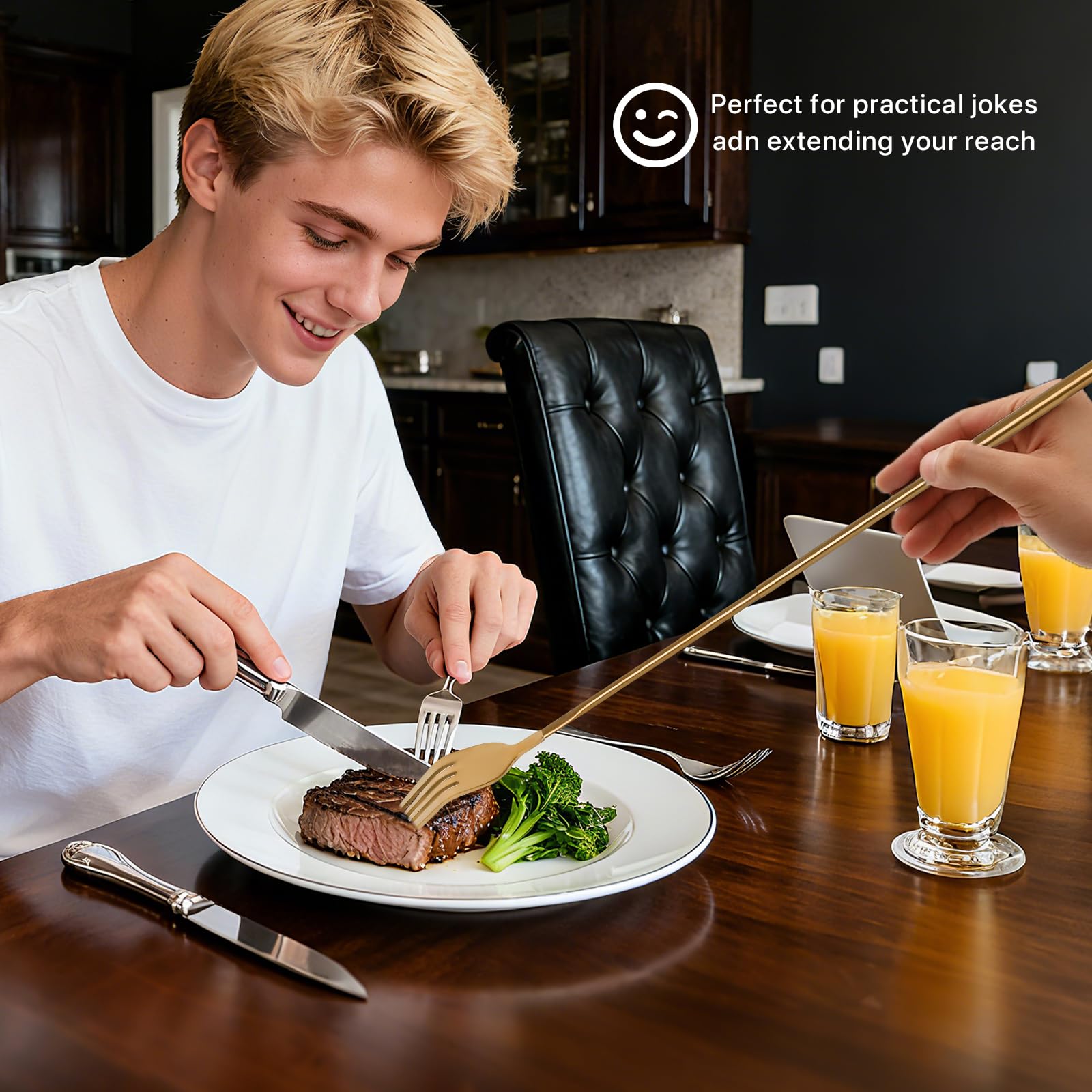 Extendable Fork Prank - Surprise Your Guests! -2