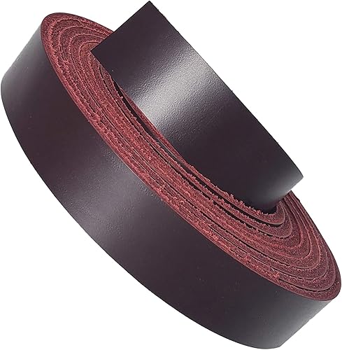 Miniatura 2 de Tiras de cuero 34 pulgadas de ancho 96 pulgadas de largo  6-7 oz (0.094-0.110 in) Latigo tiras de cuero ideal para cinturones, collares, artesanía