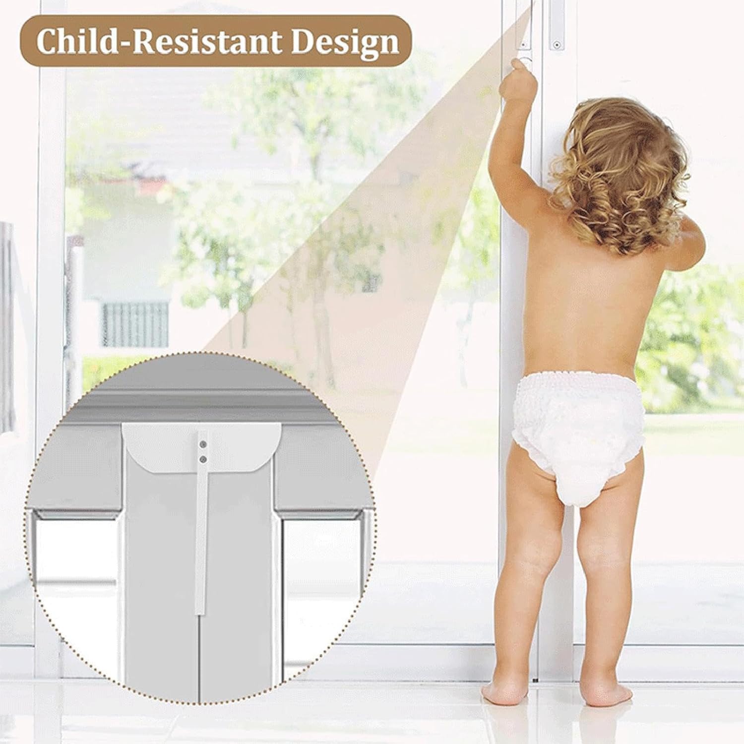 Bifold Door Latch | Bifold Door Lock Double Child Safety Locks,Bi-Fold Lock Folding Closet Locks for Keep, Cats&dogs out of Closets, Cabinets, Pantry