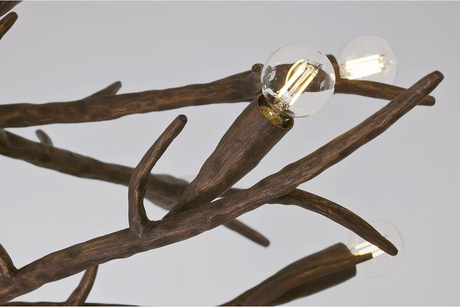 Savoy House 1-5398-12-105 Palisades Organic Bohemian Chandelier by Breegan Jane, 12-Light 720 Total Watts, 17" H x 40" W, Bark