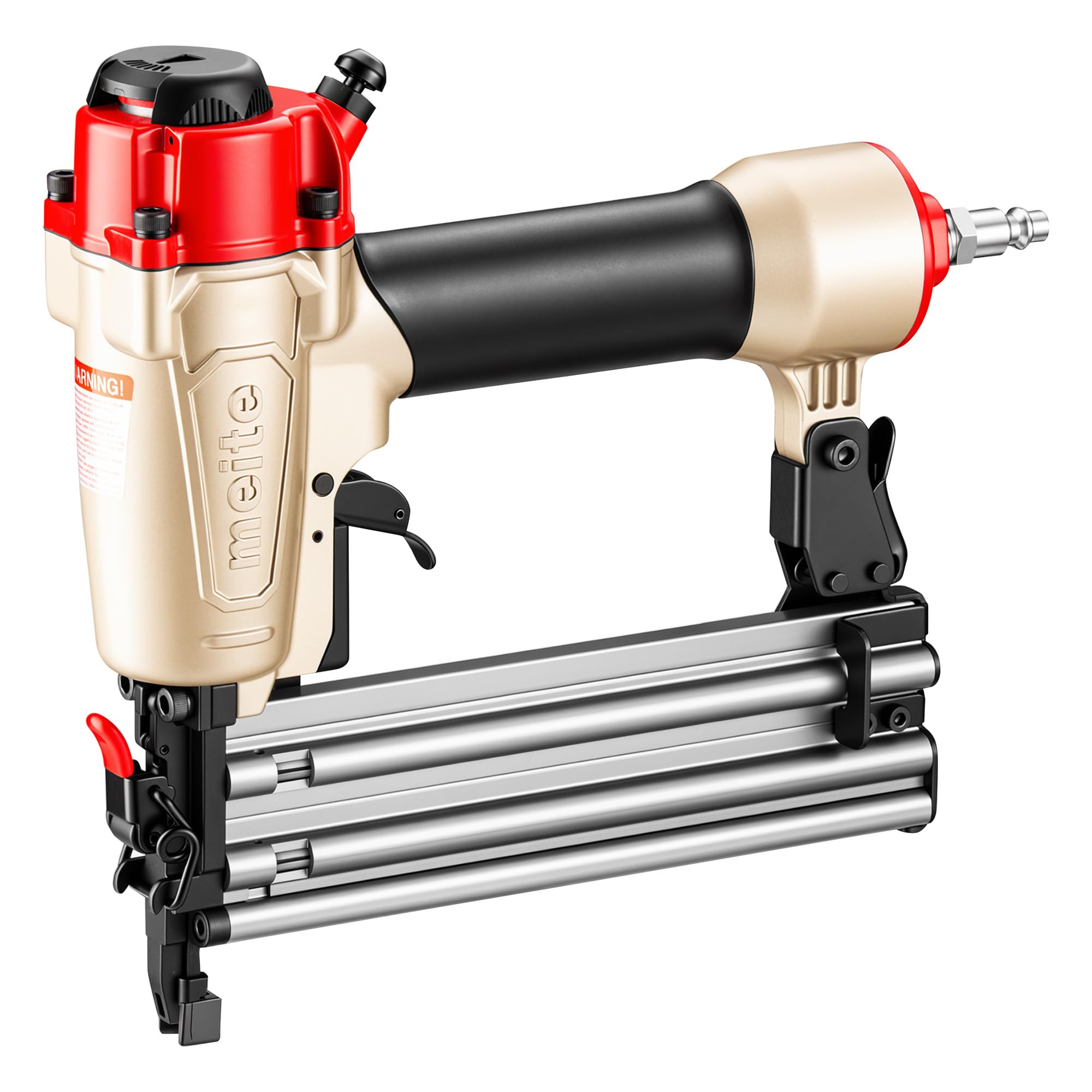 meite 18 Gauge 2-in-1 Staple Gun, Pneumatic Brad Nailer and Stapler