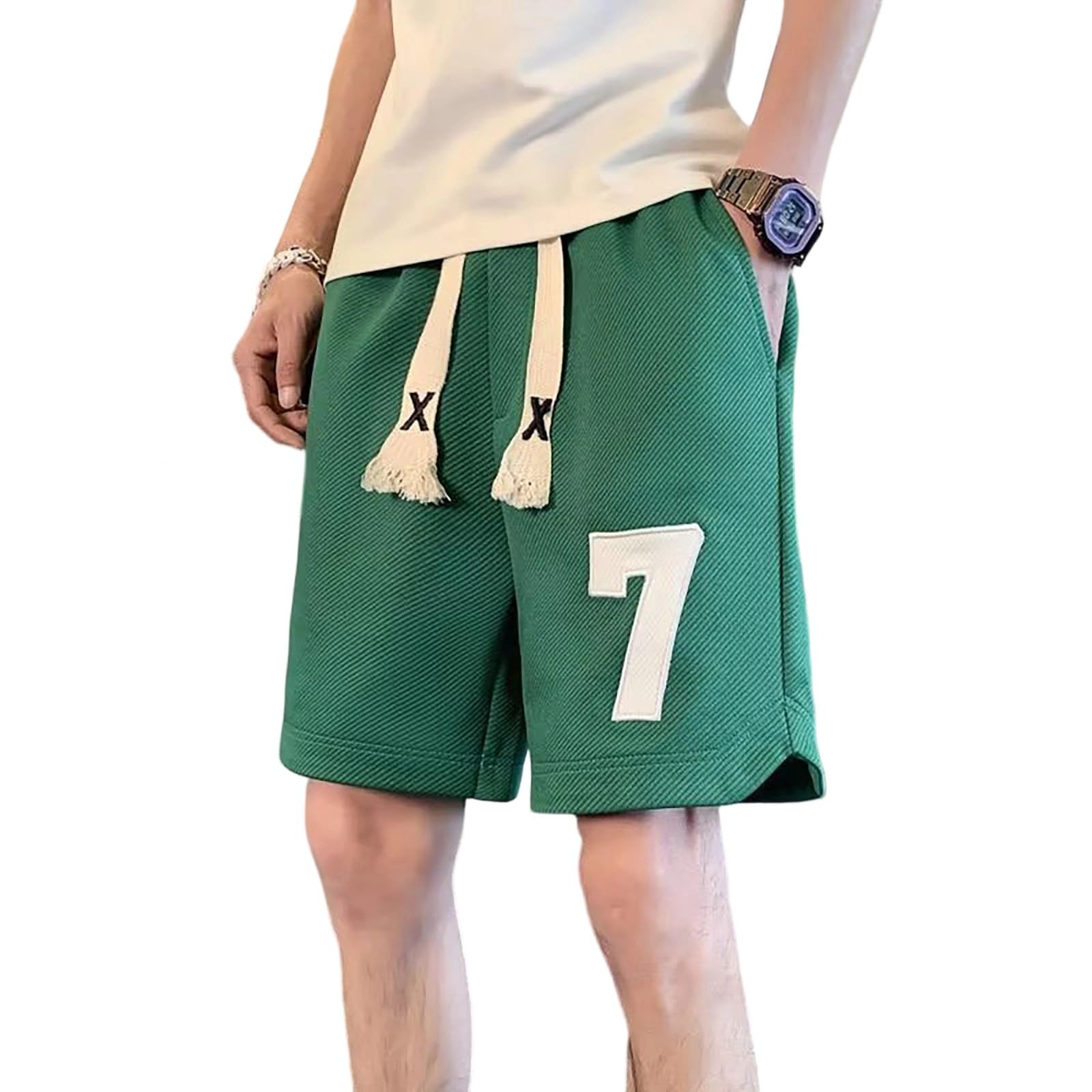 Short de running homme ample décontracté style cargo de rue