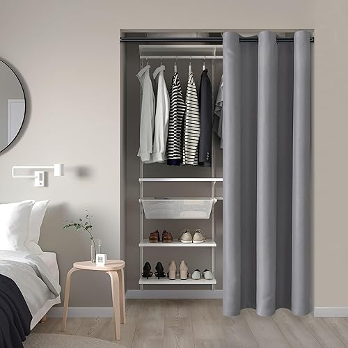 Miniatura 569 de DWCN Cortinas para puerta francesa: cortina térmica con bolsillo para barra para puertas con ventana de cristal, puertas de cocina y patio