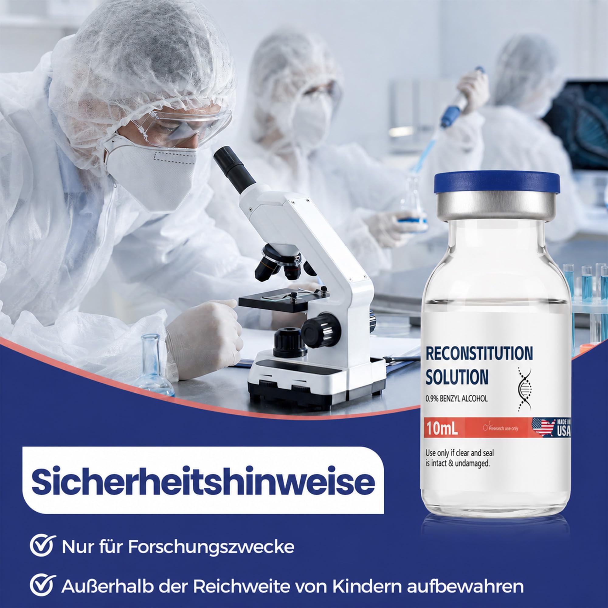 Jawell 3 Stück - 10 ml, hochwertige Glasflasche, mit dreifacher Versiegelung
