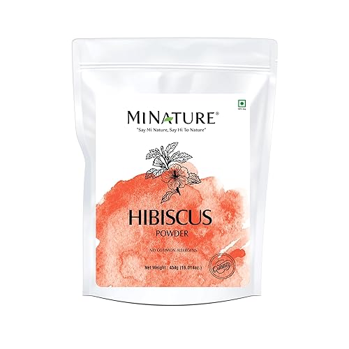 minature Hibiscus (Gudhal) Polvo 16.01 oz  (Sabdariffa) Polvo para el cuidado del cabello, paquete facial y remedios herbales de bricolaje