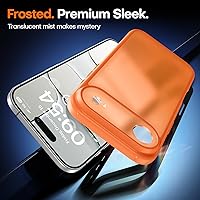 Vista 591 de TAURI Funda magnética 2 en 1 transparente para iPhone 14 Pro, compatible con Magsafe [no amarillenta] con protector de pantalla, protección de grado