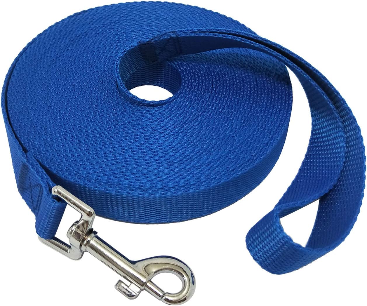 Nylon Training Dog Leash for Small Medium Large Dogs, 15ft 20ft 30ft 50ft Long